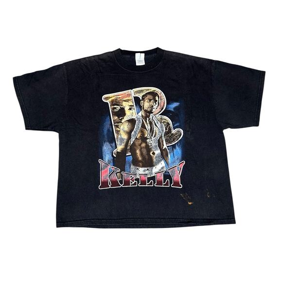 Vintage R Kelly The Light It Up Tour Rap T-Shirt - Picture 1 of 6